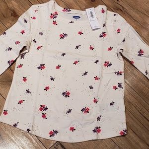 Girls Long Sleeve Flower Tshirt size 4T